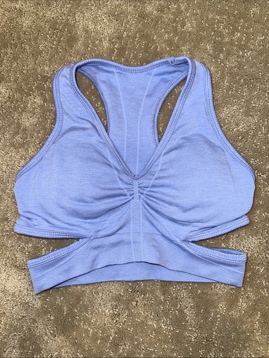 Alphalete Other - Alphalete Lilac Stratus Cutout Racerback Work Out Sports Bra